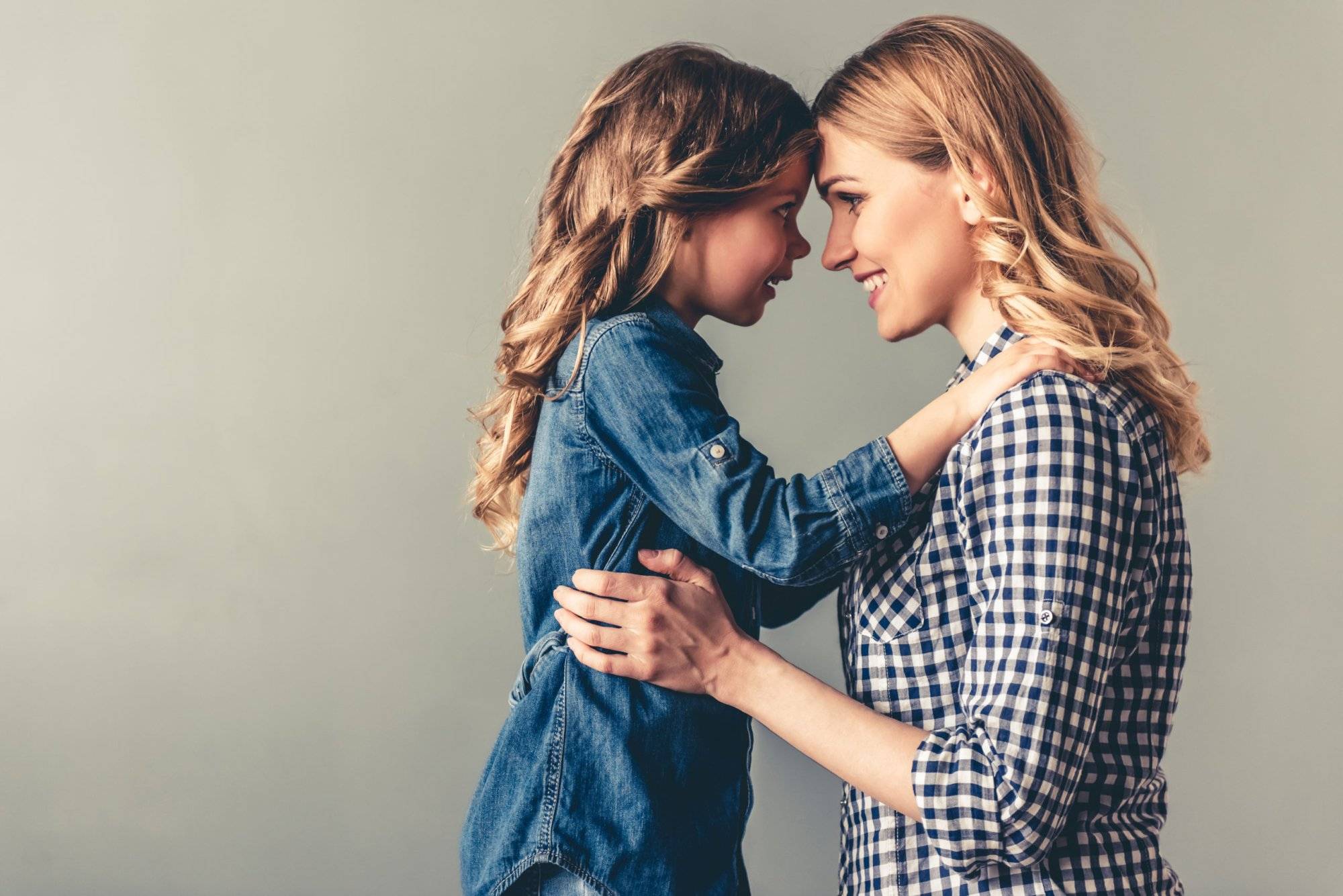 Mom and daughter